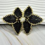 Half Flower Earrings