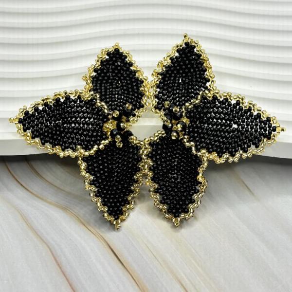 Half Flower Earrings