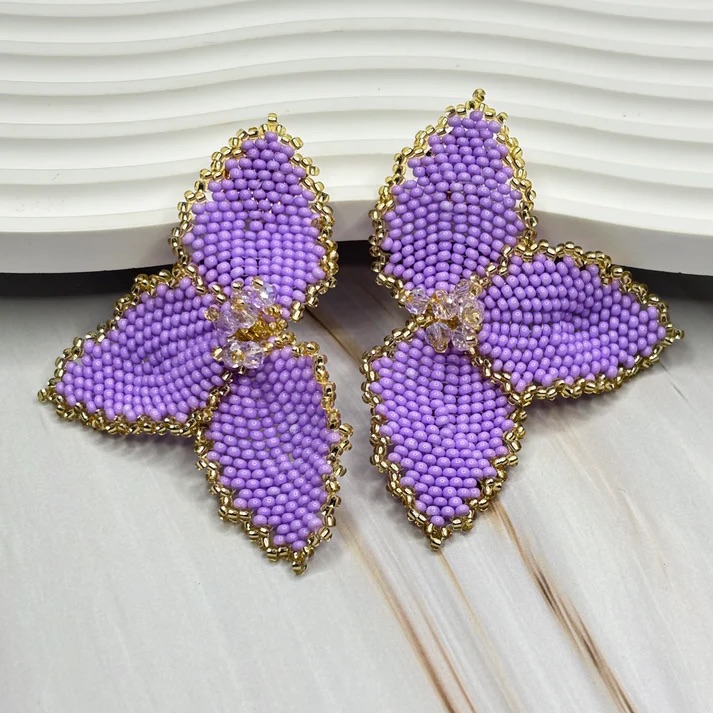 Half Flower Earrings picture