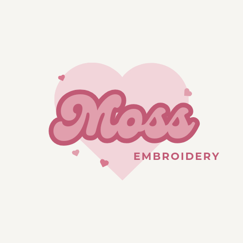 Moss embroidery