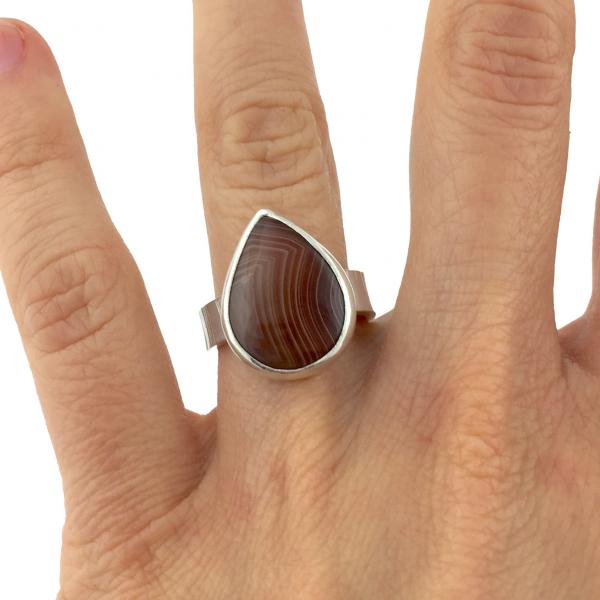 Lake Superior Agate Ring picture