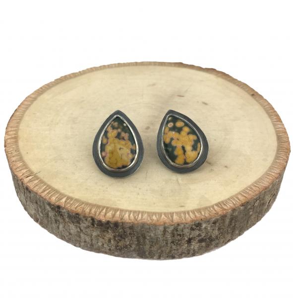 Ocean Jasper Stud Earrings picture