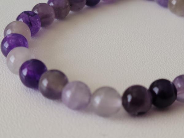 6mm Amethyst Gemstone Bracelet picture