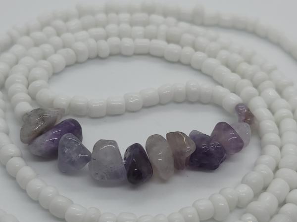 Amethyst Chip Waistbead