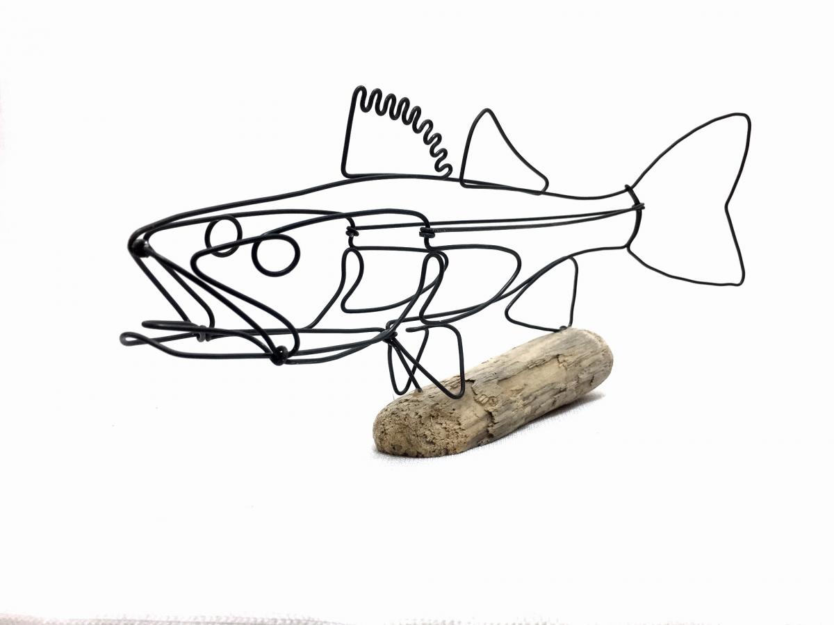 Walleye Wire Sculpture picture