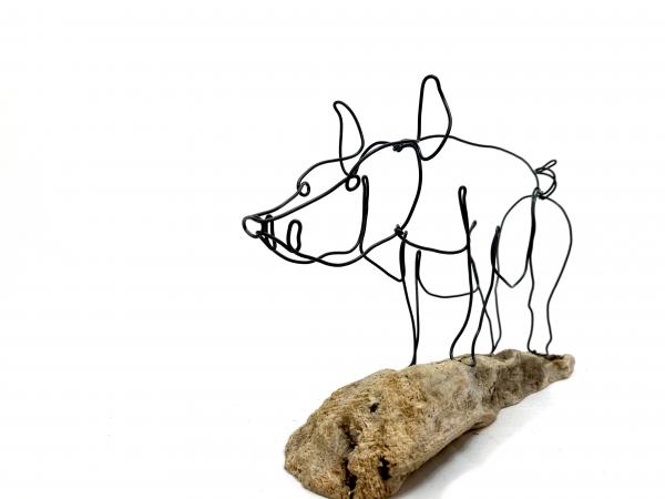 Wild Hog Wire Sculpture picture