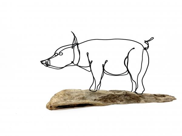 Wild Hog Wire Sculpture picture