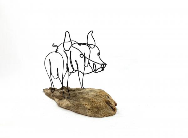 Wild Hog Wire Sculpture picture