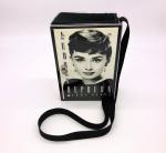 AUDREY HEPBURN BOOK COVER PURSE