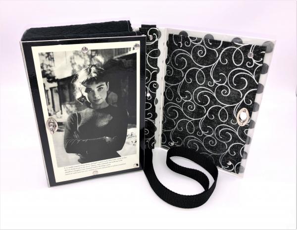 AUDREY HEPBURN BOOK COVER PURSE picture