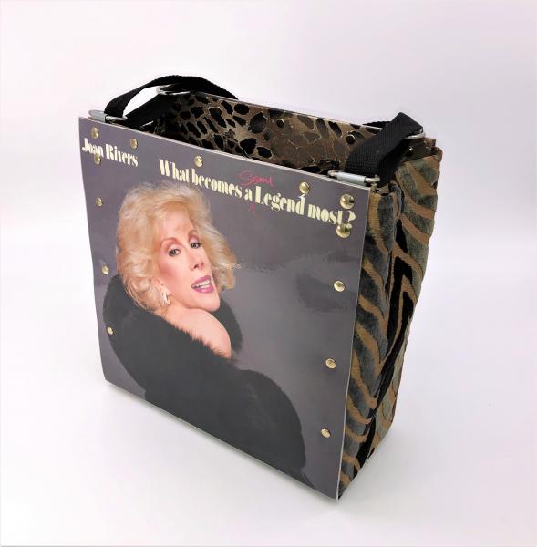 JOAN RIVERS WHAT BECOMES A LEGEND MOST? ALBUM COVER TOTE picture