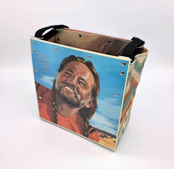 WILLIE NELSON'S GREATEST HITS ALBUM TOTE