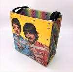 BEATLES SGT. PEPPERS FOUR FACES ALBUM COVER INTERIOR TOTE