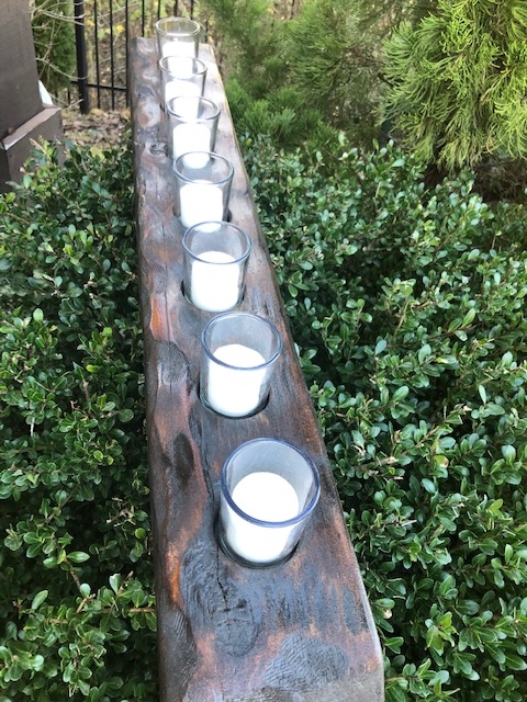 7 Light Rustic Candle Holder picture