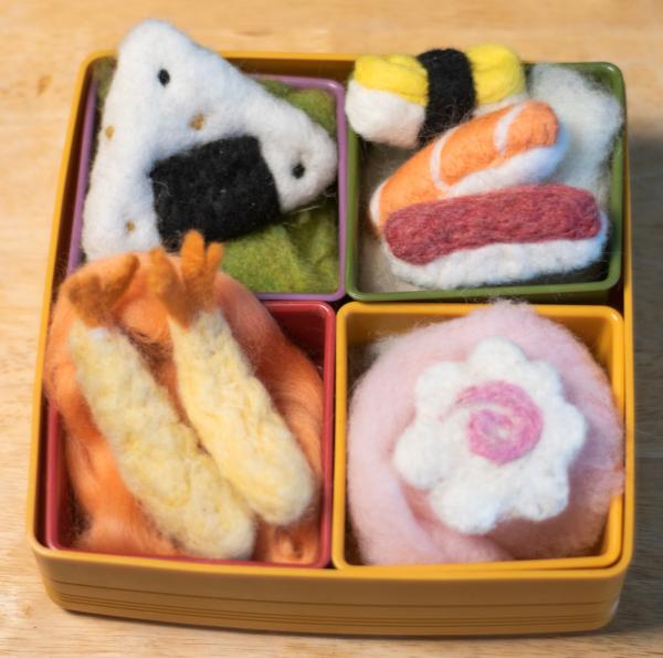 Jumbo 7 Piece Sushi Cat Toys With Catnip and Bells picture