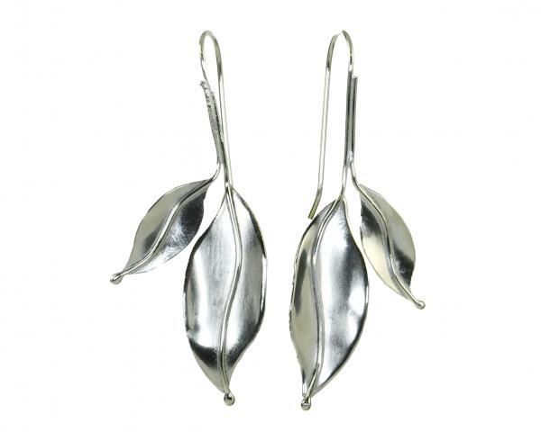 H.04 Zen of Leaves Double Leaf Earrings (Medium) picture