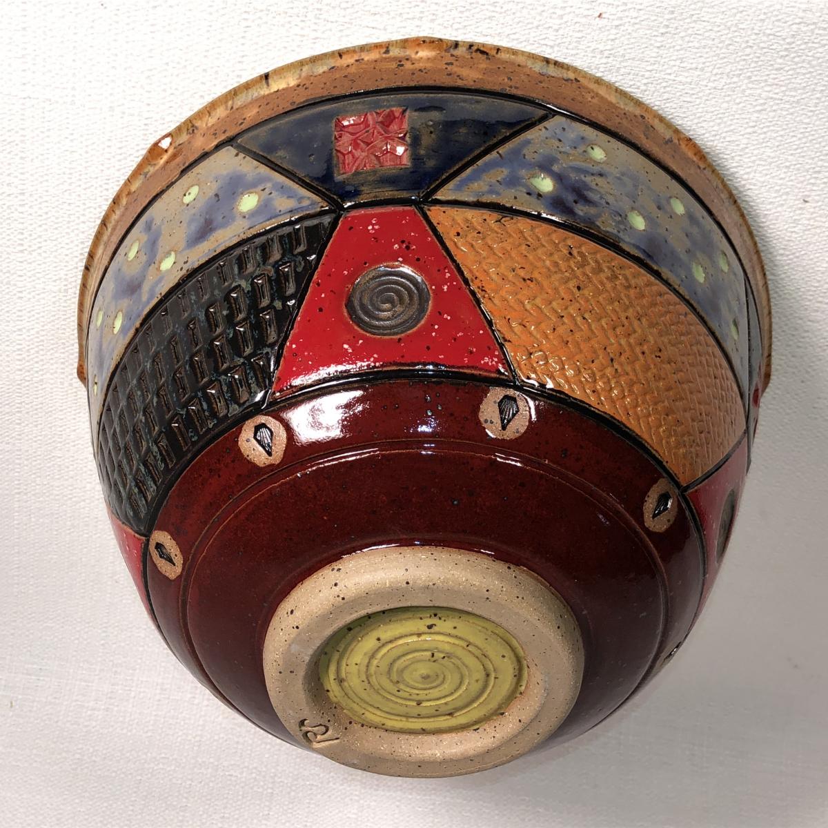 Quilted Bowl with Buttons picture