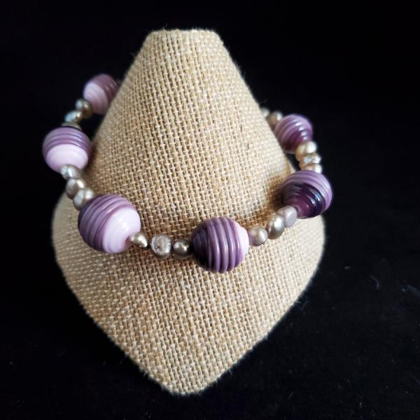 purple ombre bracelet