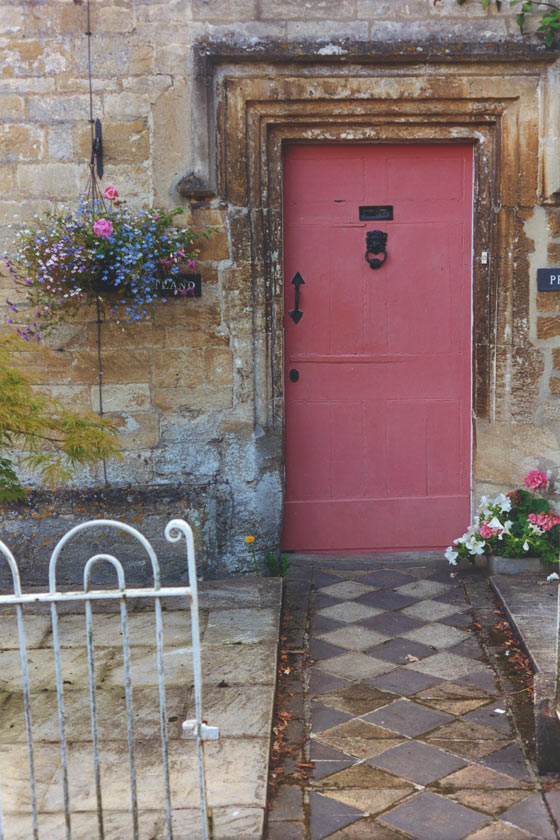 Pink Door - P89 - 5X7 matted 9X12