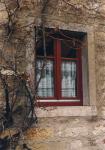 Rothenburg Window P272 - 8X10 matted 11X14