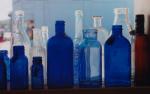 Blue Bottles - P7 - 11X14 matted 16X20