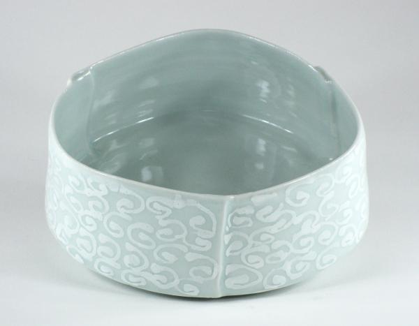 Small Darted Swirl Bowl