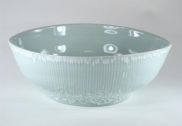 Medium Oblong Swirl/Stripe Bowl picture