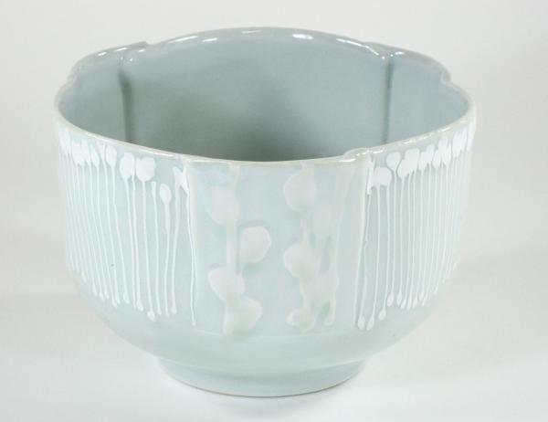 Blue Darted Serving Bowl picture