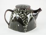 Temoku Swirl/Stripe Teapot