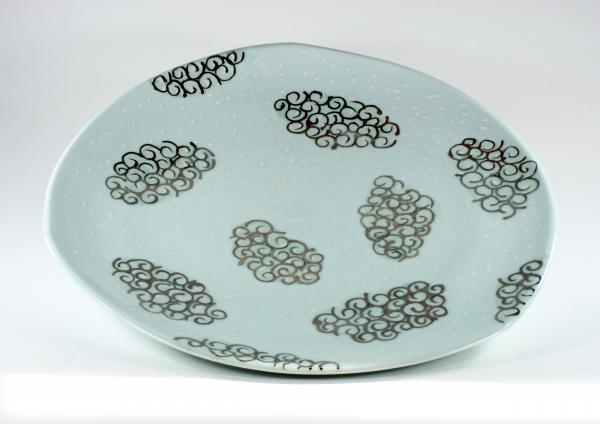 Large Silver Cloud Platter picture