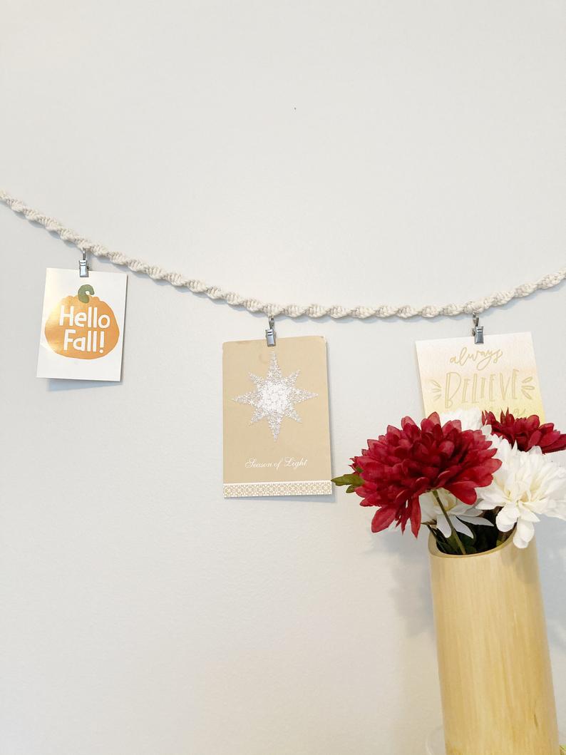 Macrame Photo Garland picture