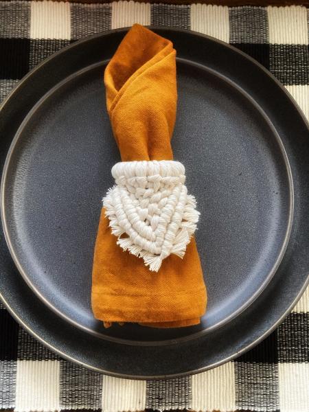 Macrame Napkin Rings picture