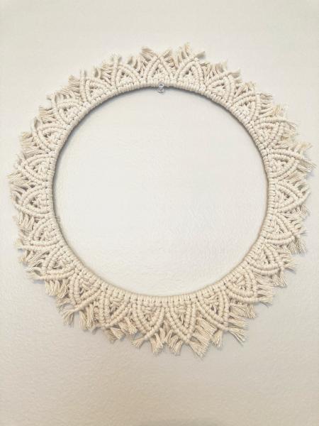 Macrame Holiday Indoor Wreath picture