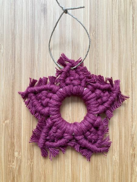 Macrame Star Ornament picture