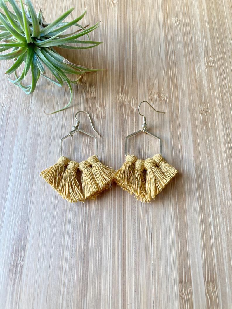 Mini Hexagon Earrings picture