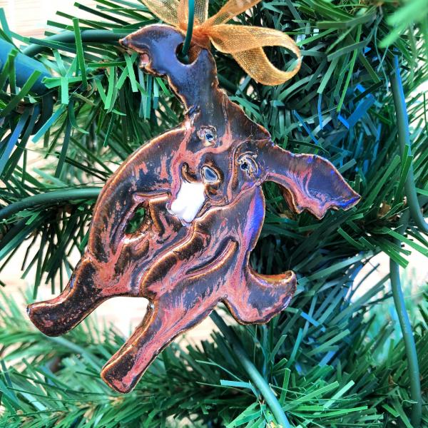 Handmade Christmas spaniel ornament picture