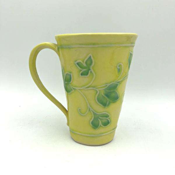 Bright Yellow Pottery Mug