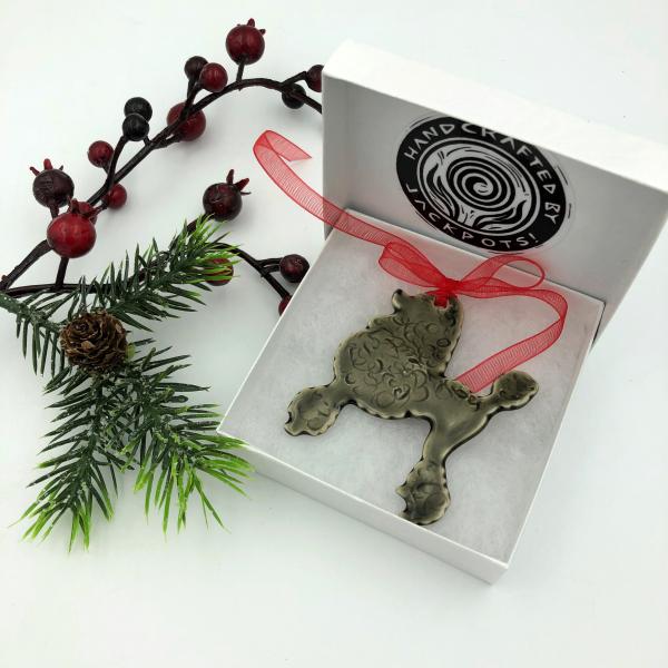 French cut Poodle Ornament picture