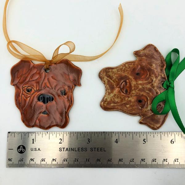 Bulldog or Boxer Ornaments picture