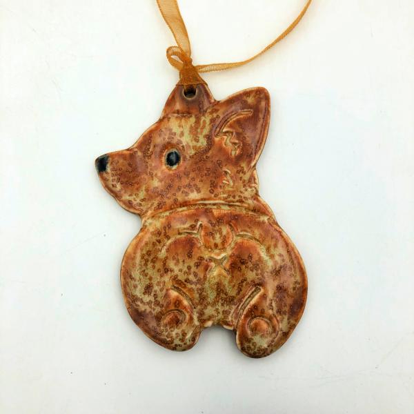 Adorable Corgi Butt Ornament picture