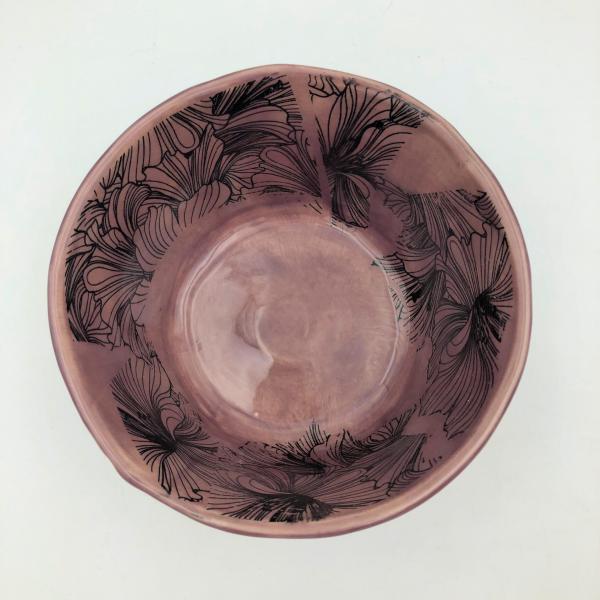 Ceramic Bowls with Hibiscus in 6 colors picture