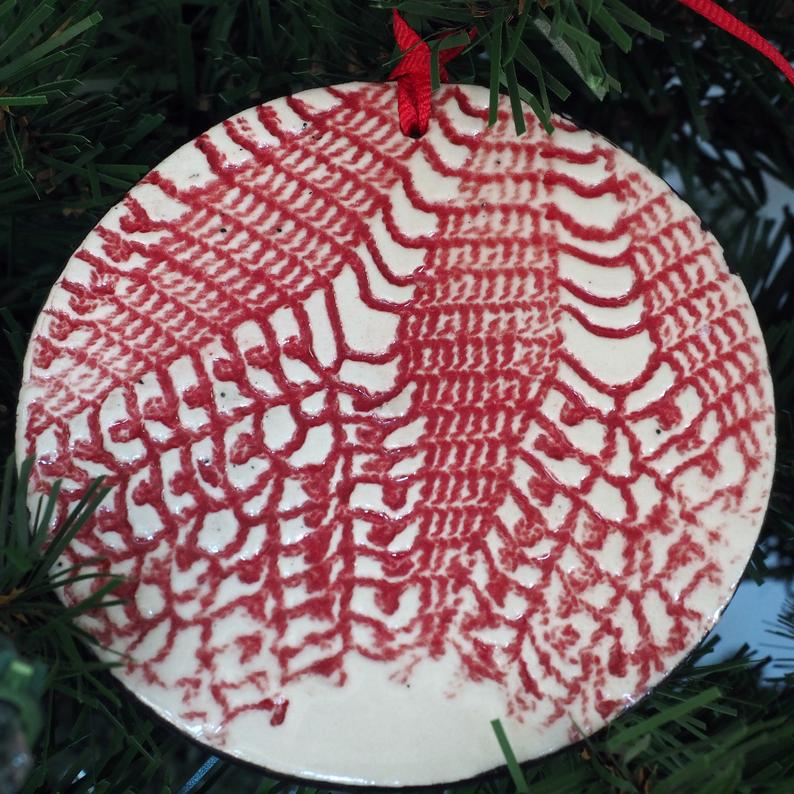 Lace Textured Ornament picture