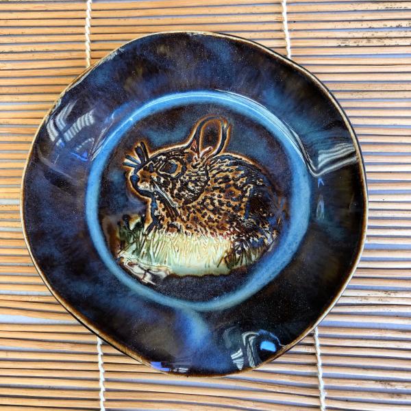 Ceramic Spoon rest with Bunnies picture