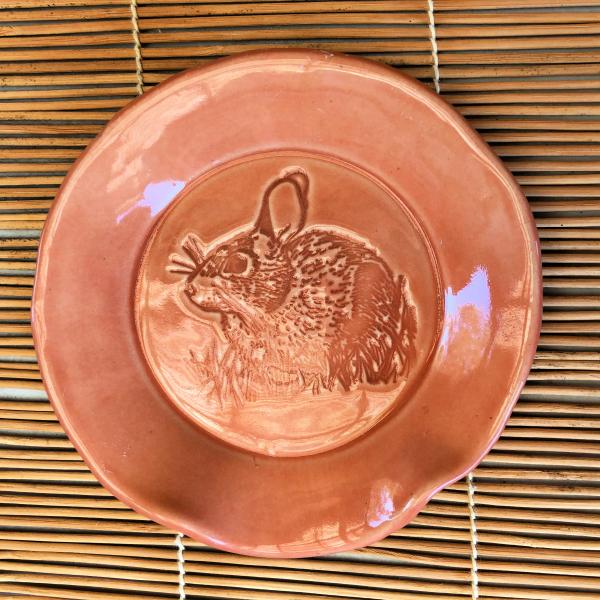 Ceramic Spoon rest with Bunnies picture