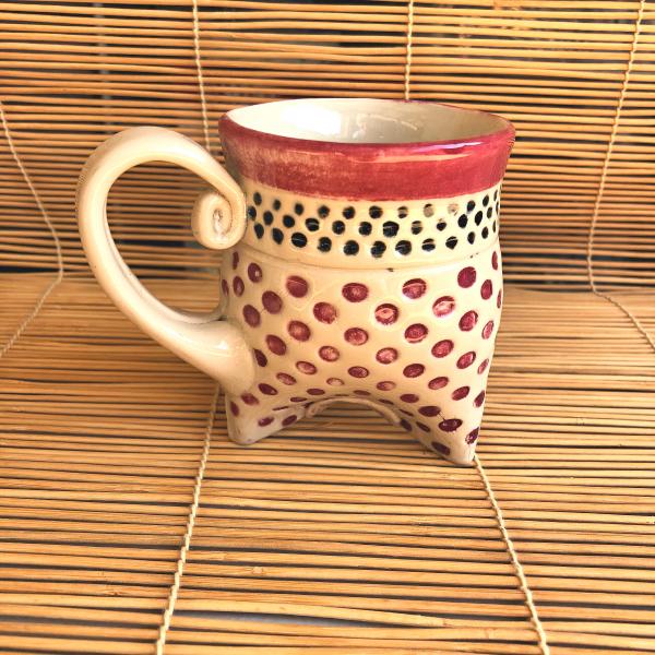 Small Polka Dot Tri-foot Mug picture