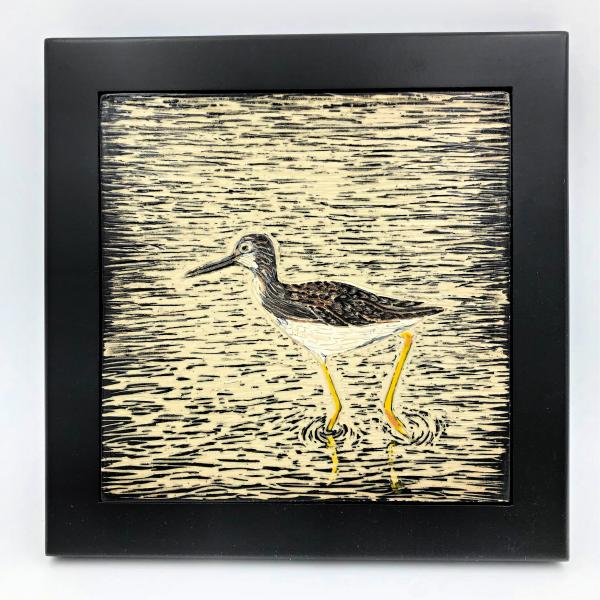 Yellowlegs Art Tile picture