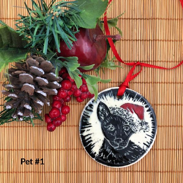Hand-carved Dog ornaments picture