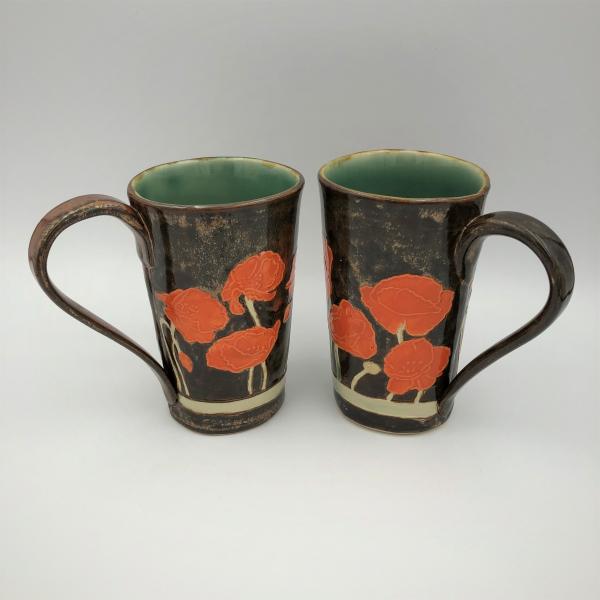 Poppy Mug with Shiny Copper Glaze picture