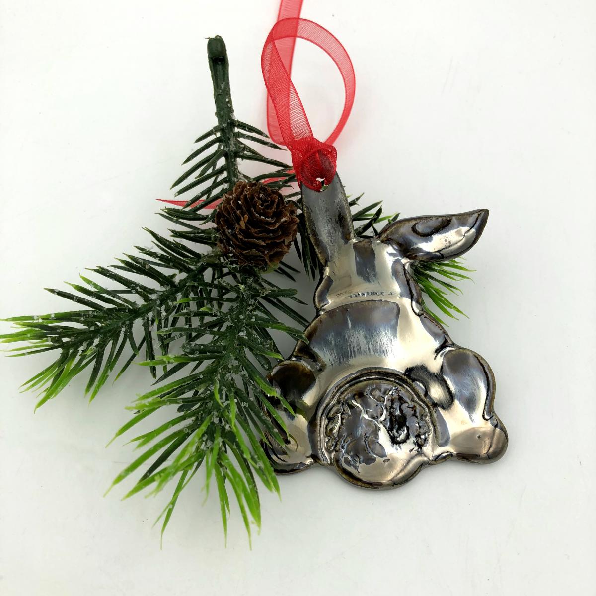 Bunny Butt Christmas (or Easter) Ornament picture