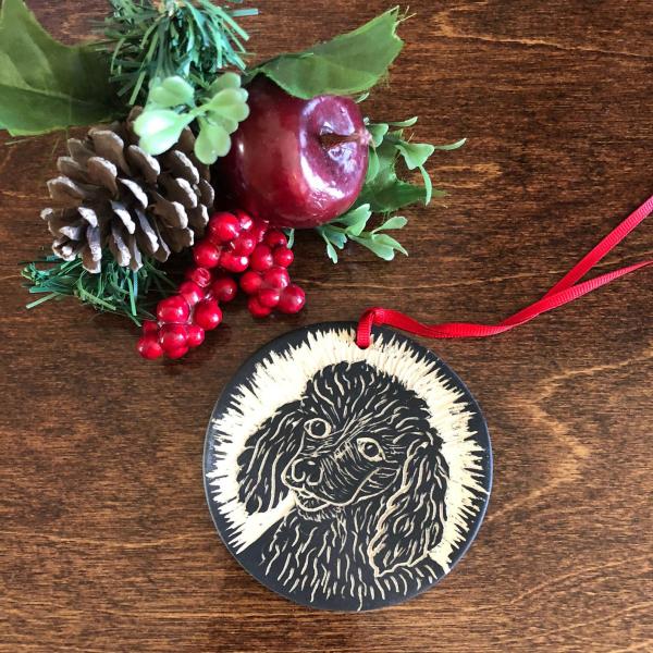 Hand-carved Dog Ornaments picture